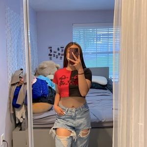 Color Block Dragon Top